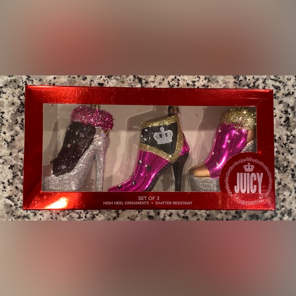 Juicy Couture High Heel Ornaments - Picture 3 of 11